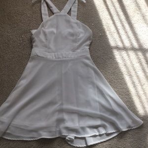 White mini dress